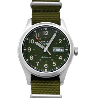 Military Green Seiko 5 Watch Band Original Seiko Replacement Strap