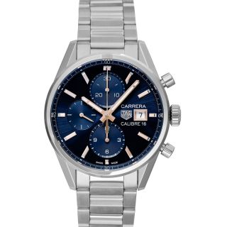Tag heuer calibre 16 blue dial discount