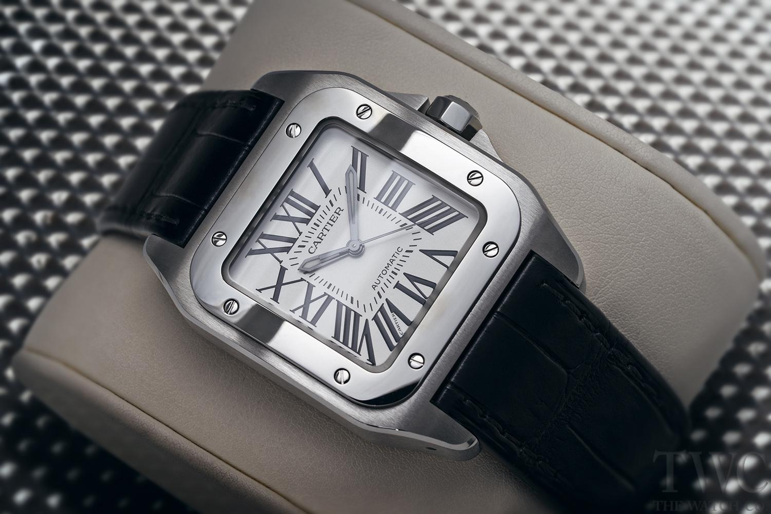 The Classic Yet Contemporary Cartier Santos 100